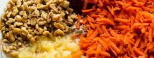 морковный торт с орехами. Шаг 2