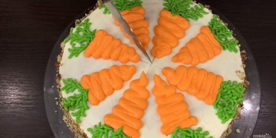 Морковный торт