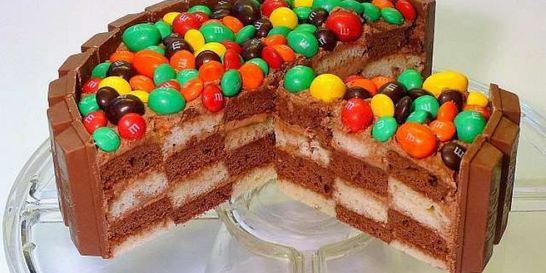 Шахматный торт