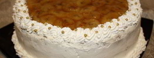 шоколадно-банановый торт. Шаг 13