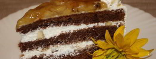 шоколадно-банановый торт. Шаг 14