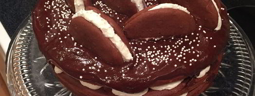 шоколадный торт вупи пай. Шаг 16