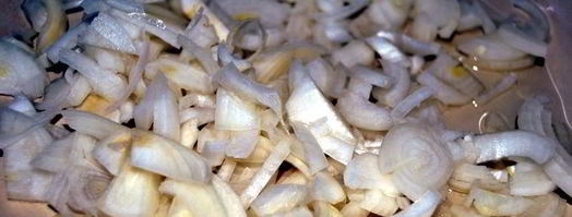 слоеный картофельный торт с солеными грибами. Шаг 2