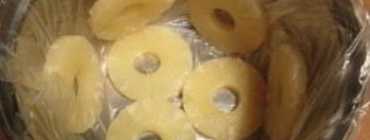 торт без выпечки с ананасами. Шаг 3