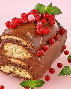 Торт из овсяного печенья