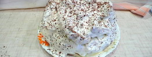 торт хлопец кучерявый хлопчик сметанник. Шаг 12