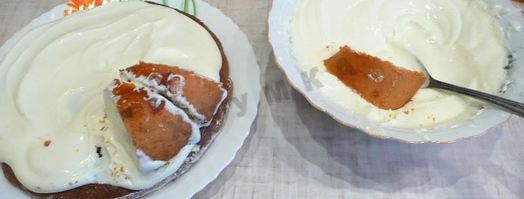 торт хлопец кучерявый хлопчик сметанник. Шаг 10