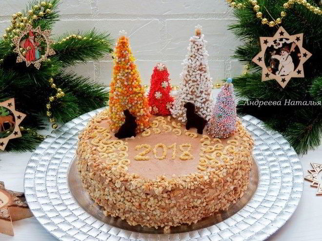 Рецепт торта киевского грильяжного