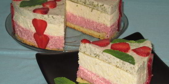 Торт Клубничное Мохито