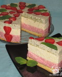 Торт Клубничное Мохито
