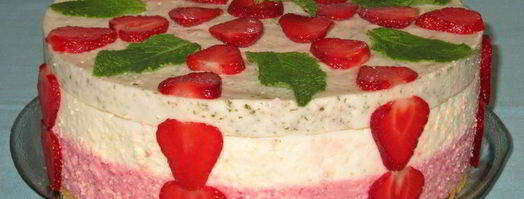 торт клубничное мохито. Шаг 17