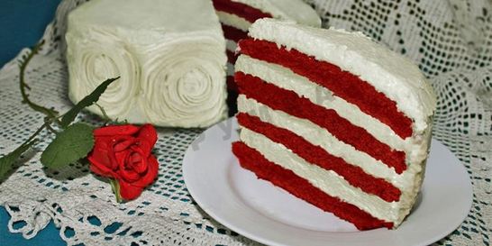 Торт Красный бархат на кефире