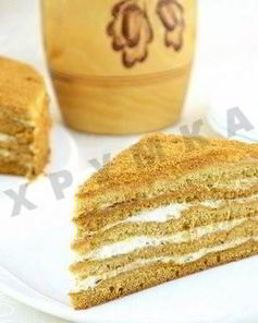 Торт Медовик со сметанно-сливочным кремом