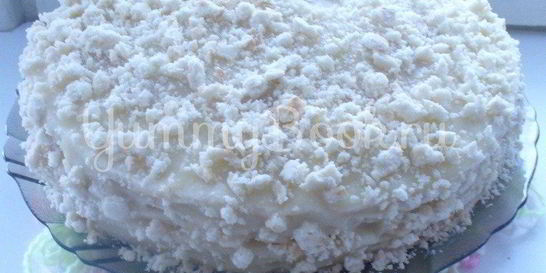 Торт минутка без выпечки