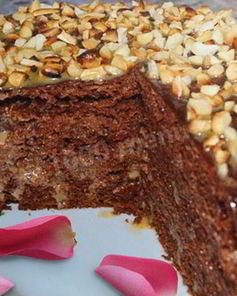 Торт на кефире в мультиварке