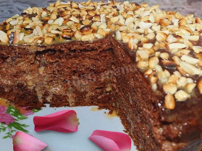 Рецепт торта на кефире в мультиварке