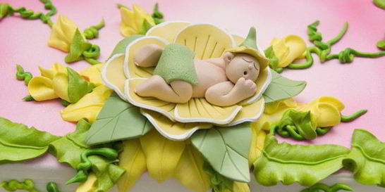 Торт на крестины