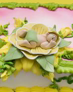 Торт на крестины