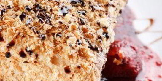 Торт Наполеон с кофейным кремом