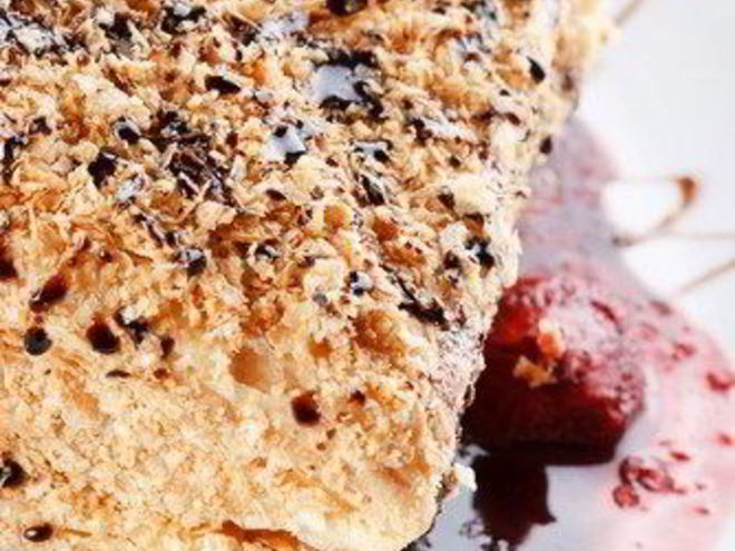 Рецепт торта наполеон с кофейным кремом