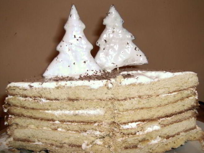 Рецепт торта новогоднего