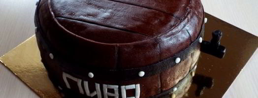 торт пивная бочка. Шаг 26