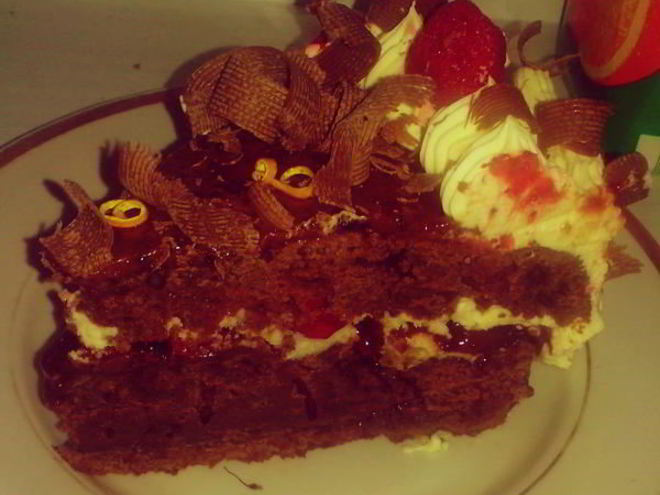 Рецепт торта по мотивам черного леса