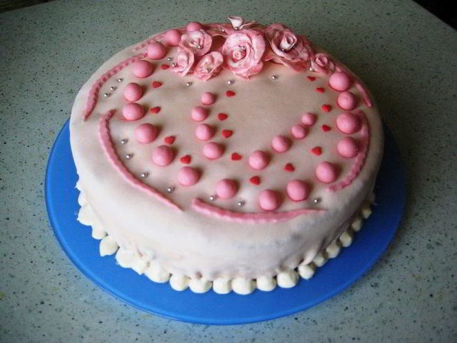 Рецепт торта розового