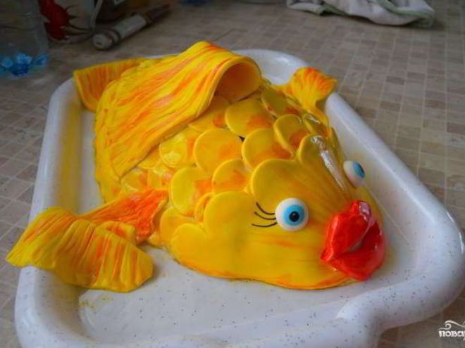 Рецепт торта рыба