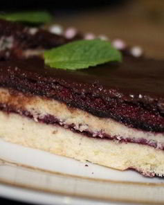 Торт с черничным муссом