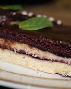 Торт с черничным муссом