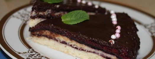 торт с черничным муссом. Шаг 9