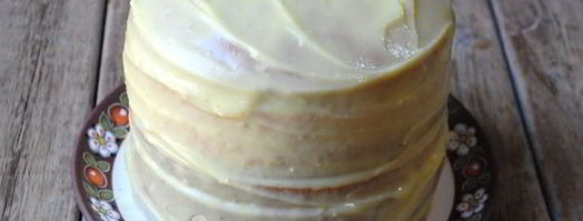 торт с клубникой и заварным кремом. Шаг 23