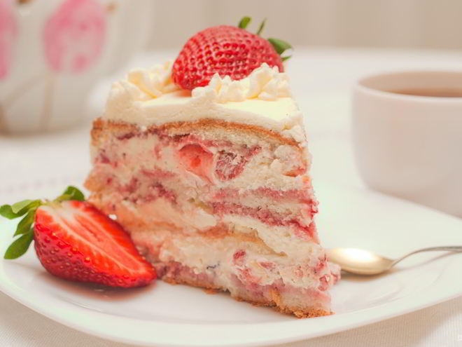 Рецепт торта с кремом из сливок