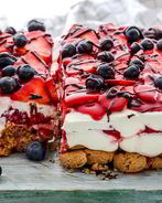 Торт с маскарпоне и клубникой