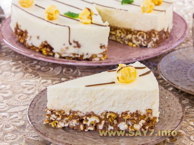 Рецепт торта с воздушной кукурузой