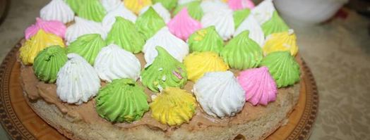 торт салют возле елочки. Шаг 22