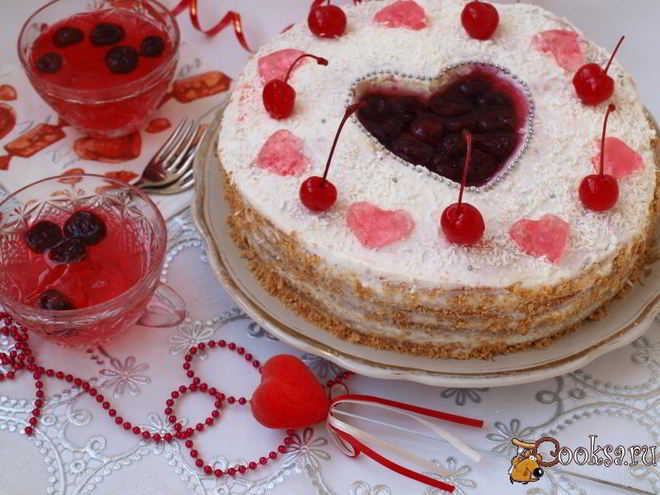 Рецепт торта сердечного