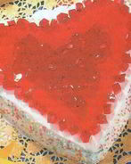 Торт-серце с желе