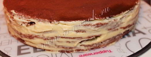 торт шоколадная девочка. Шаг 5