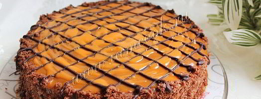 торт шоколадная девочка. Шаг 10