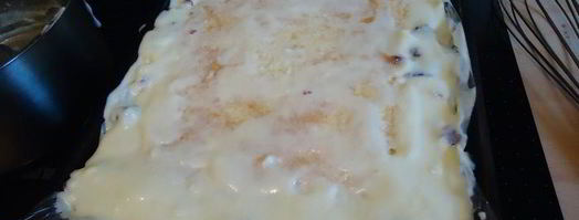 торт весенний поцелуй с кокосовым, мятным и ванильным баваруа. Шаг 20