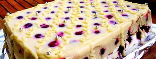 торт весенний поцелуй с кокосовым, мятным и ванильным баваруа. Шаг 22