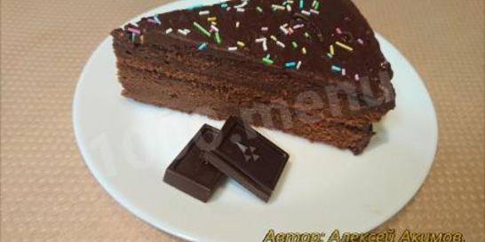 Торт Захер шоколадный