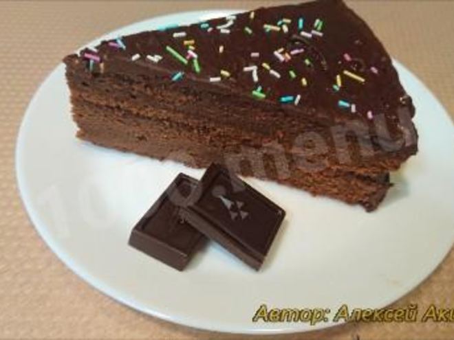 Рецепт торта захер шоколадный