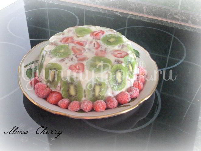 Рецепт тортика фруктово-бисквитный