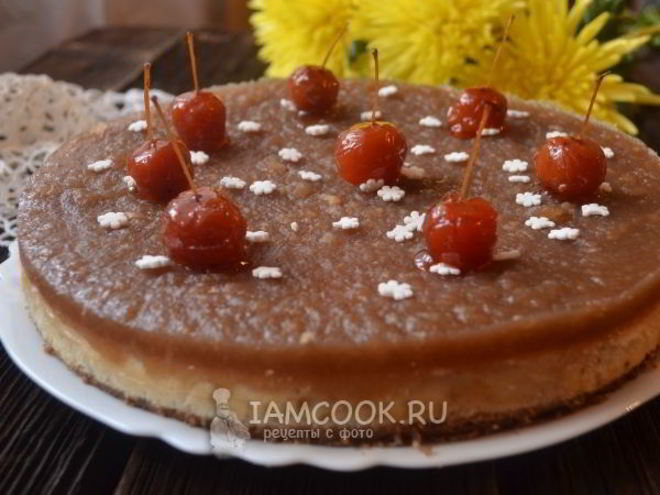 Рецепт творожно-яблочного торт