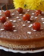 Творожно-яблочный торт