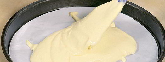 творожный торт с виноградом. Шаг 2