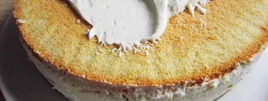 воздушный торт клубника. Шаг 15